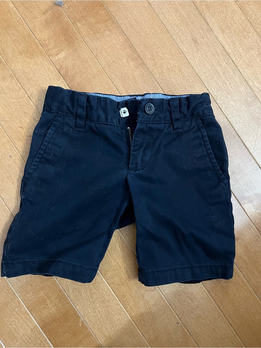 GAP 5 month Navy Flat-Front Cotton Shorts
